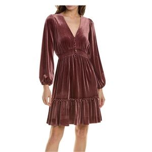 Velvet mauve dress